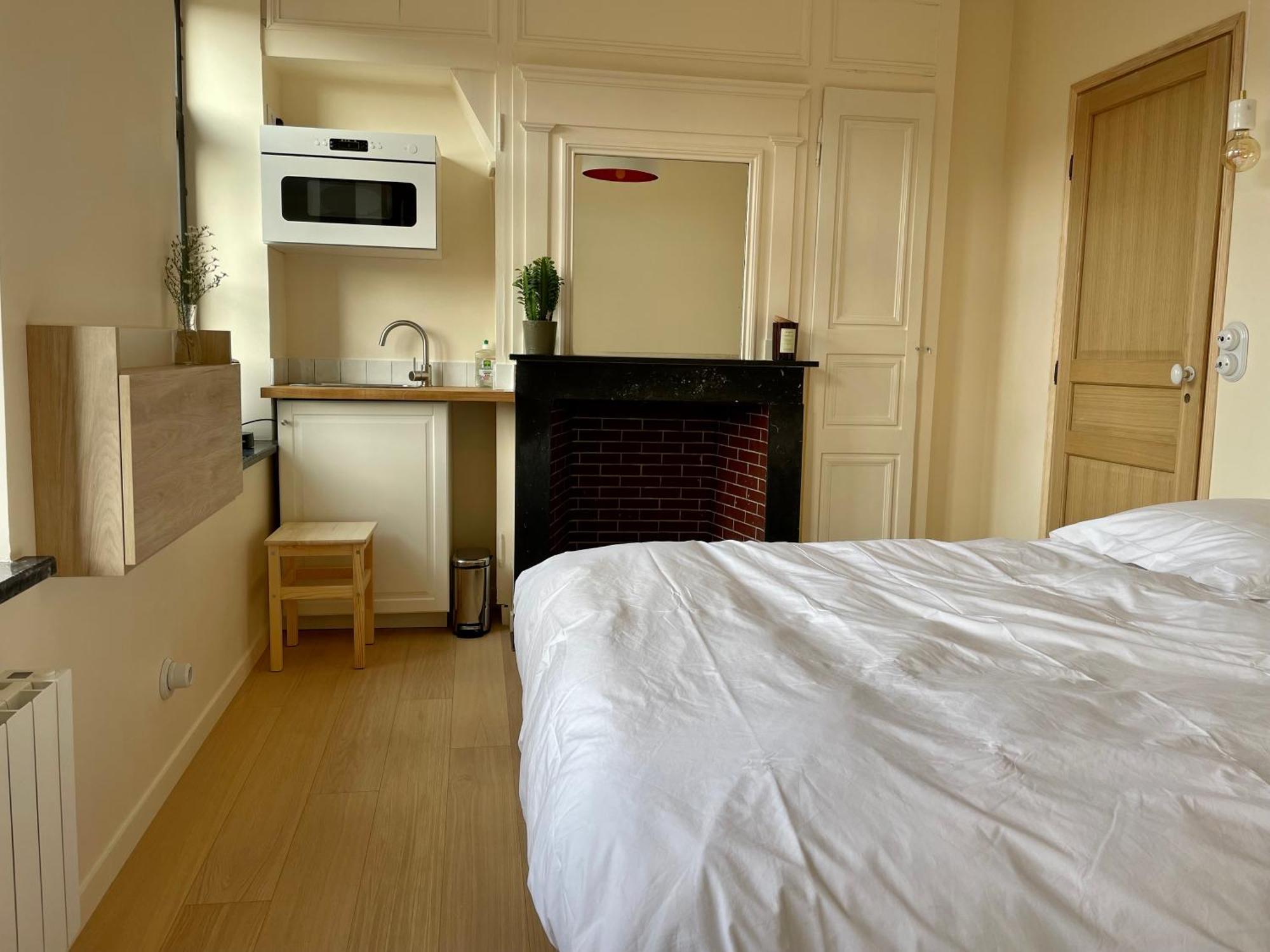 La Parcelle Apartman Lezennes Szoba fotó
